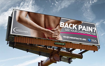 Back Pain Billboard Back Pain Billboard